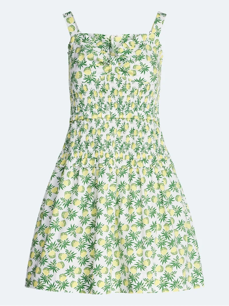 Free Assembly Women's Tiered Smocked Mini Dress, XS-XXL | Walmart (US)