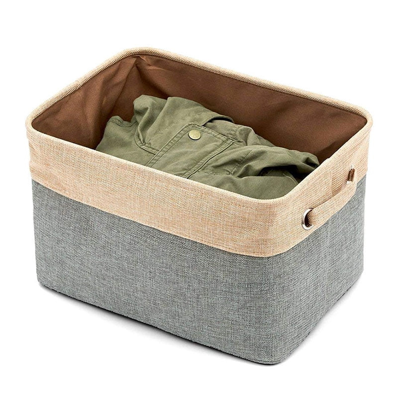 Cover-less Storage Bins Double-layer Storage Box Canvas Clothes Toy Car Storage Compartment Wine ... | Walmart (US)