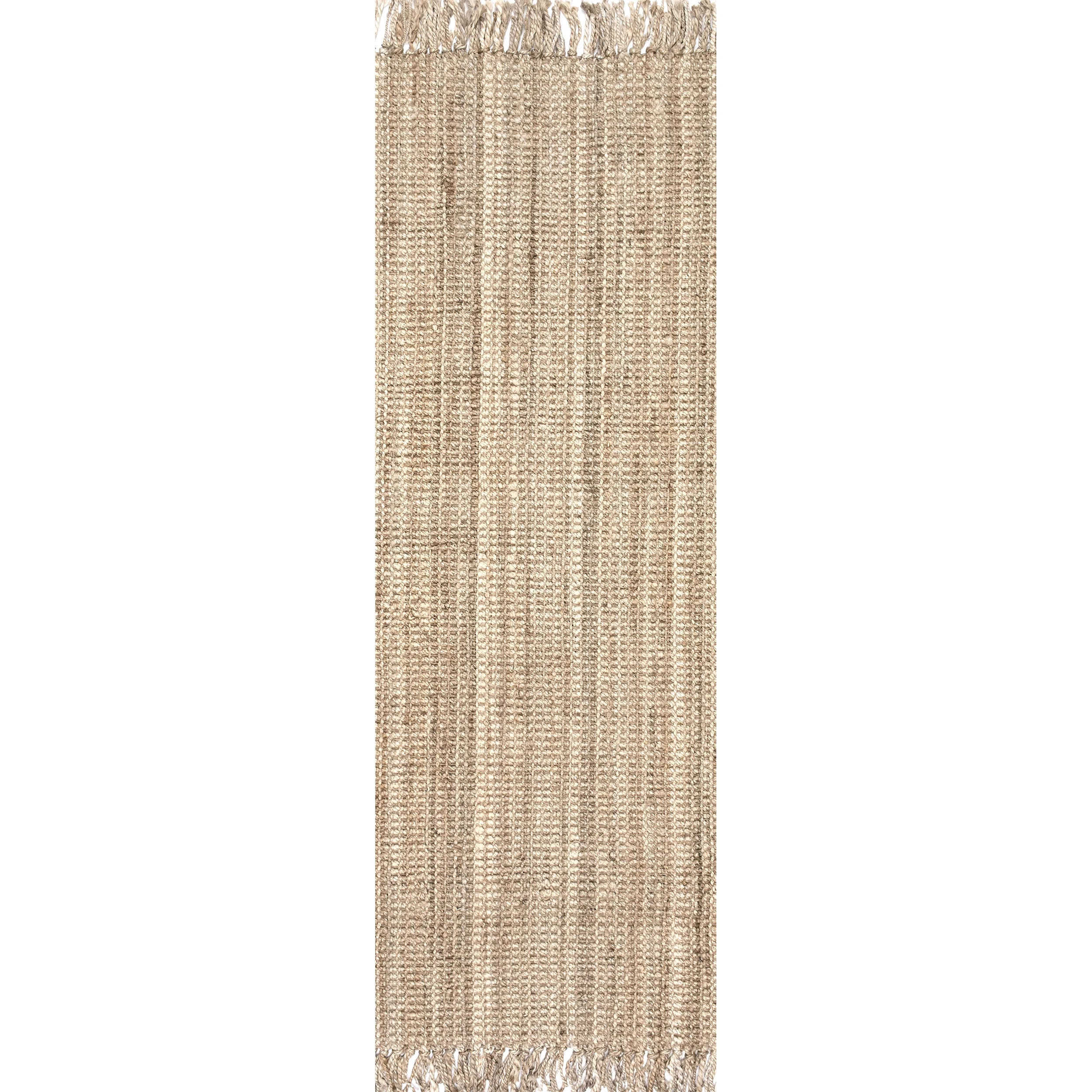 nuLOOM Daniela Chunky Jute Natural 2' 6" x 8' Farmhouse Runner Rug | Walmart (US)