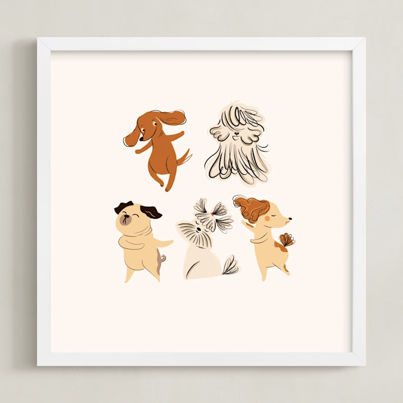"pups" - Drawing Limited Edition Art Print by Vivian Yiwing. | Minted