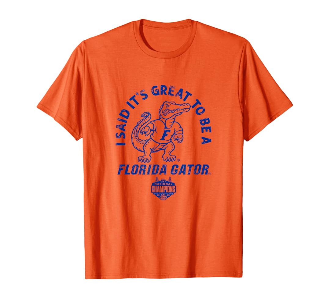 It's Great to be a Florida Gator National NCAA Champions T-Shirt | Amazon (US)