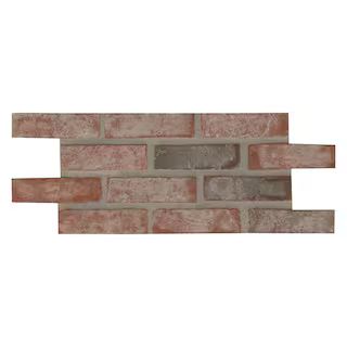 MSI Red Noble 10.5 in. x 28 in. Textured Clay Brick Look Floor and Wall Mosaic Tile (8.7 sq. ft./... | The Home Depot