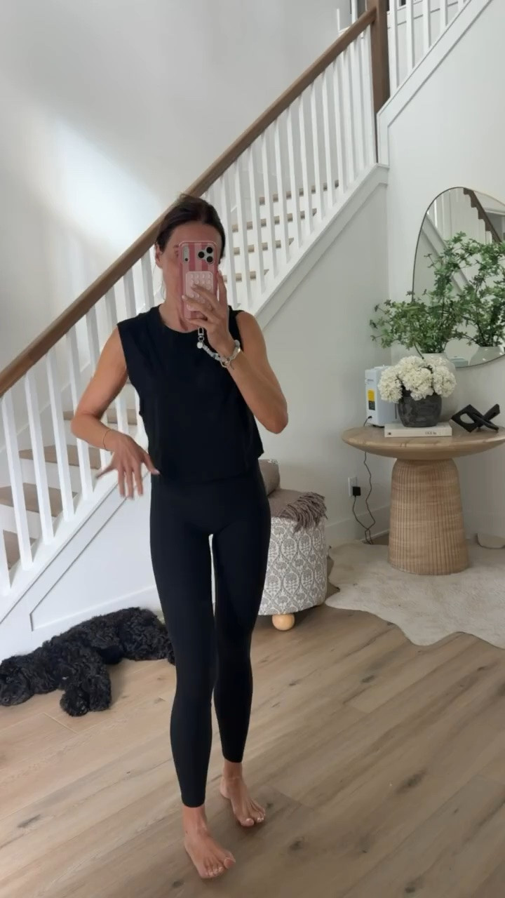 Spanx extra 30% off sale styles, I'm in size S in leggings, full length , xS in tank and s in sweatshirt

#LTKOver40 #LTKSaleAlert #LTKActive
