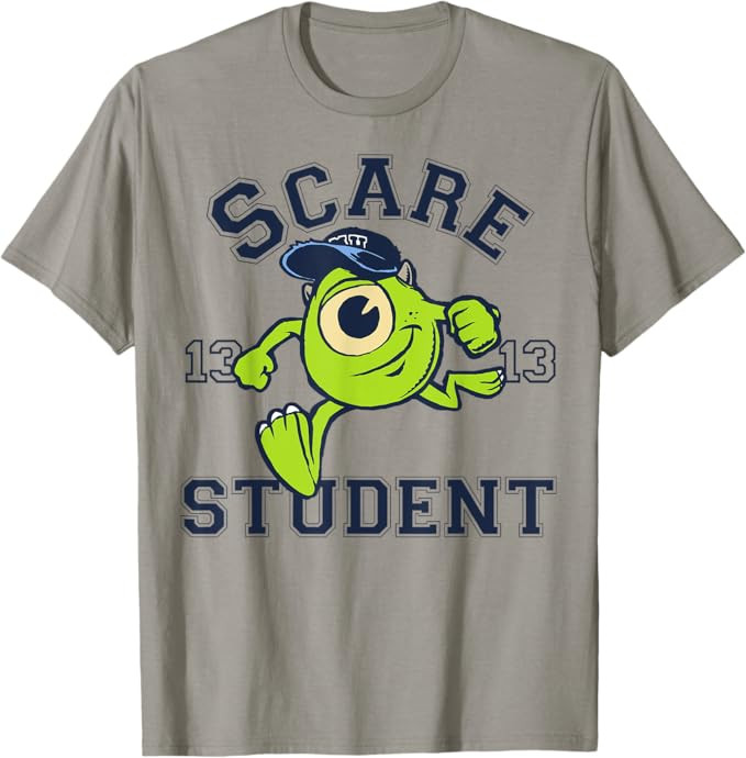 Disney Pixar Monsters University Scare Student Mike Portrait T-Shirt | Amazon (US)