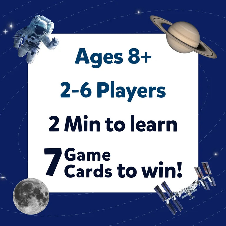 Skillmatics Family Card Games, Guess in 10 NASA Space Card Game, Gifts for Kids and Adults | Walmart (US)