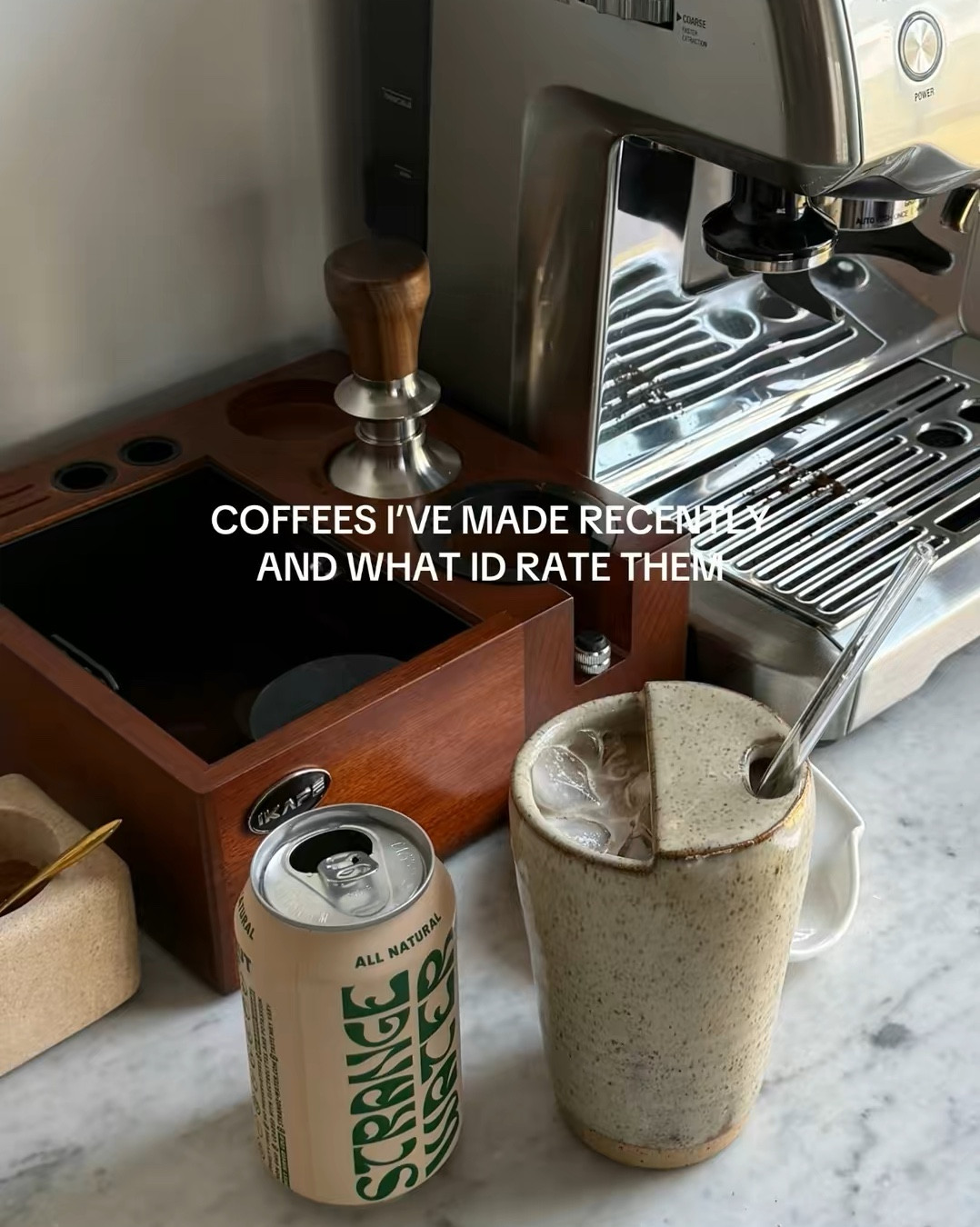 4/28/25 making coffee at home 🫶🏼 morning coffee routine, home coffee corner, cozy kitchen coffee setup, aesthetic coffee station, at-home barista setup, espresso machine must-haves, neutral kitchen decor, coffee bar styling, spring coffee vibes, homemade latte essentials, slow morning ritual, Pinterest-worthy coffee corner, Breville espresso machine, cute coffee accessories, cozy corner kitchen inspo, coffee lover essentials, daily coffee ritual, countertop coffee station, LTK kitchen finds, morning ritual must-haves.