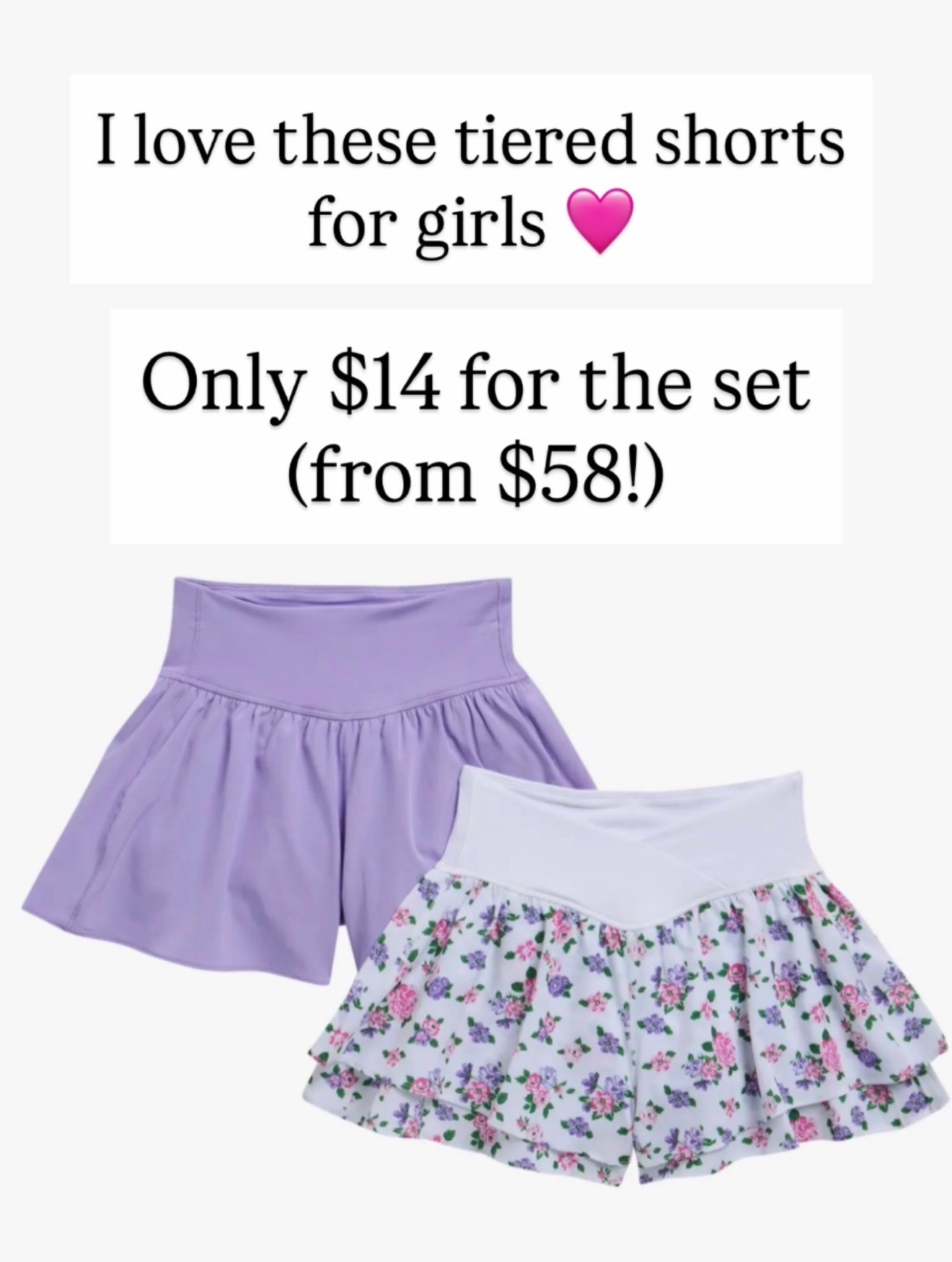 Tiered shorts for girls

#LTKKids #LTKSaleAlert