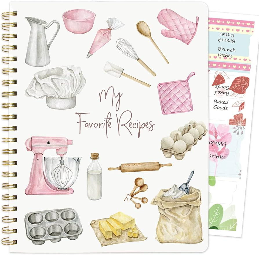 Amazon.com: ceiba tree Blank Recipe Book to Write in Your Own Recipes Notebook Cookbook Journal 8... | Amazon (US)