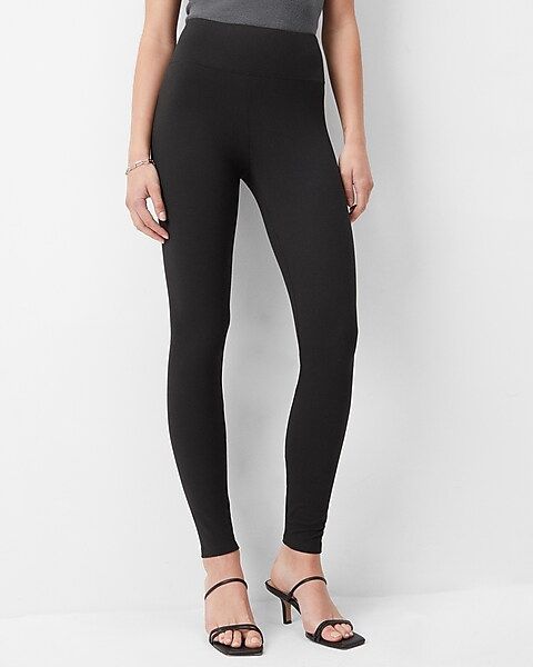 Super High Waisted Body Contour Cozy Marl Leggings | Express