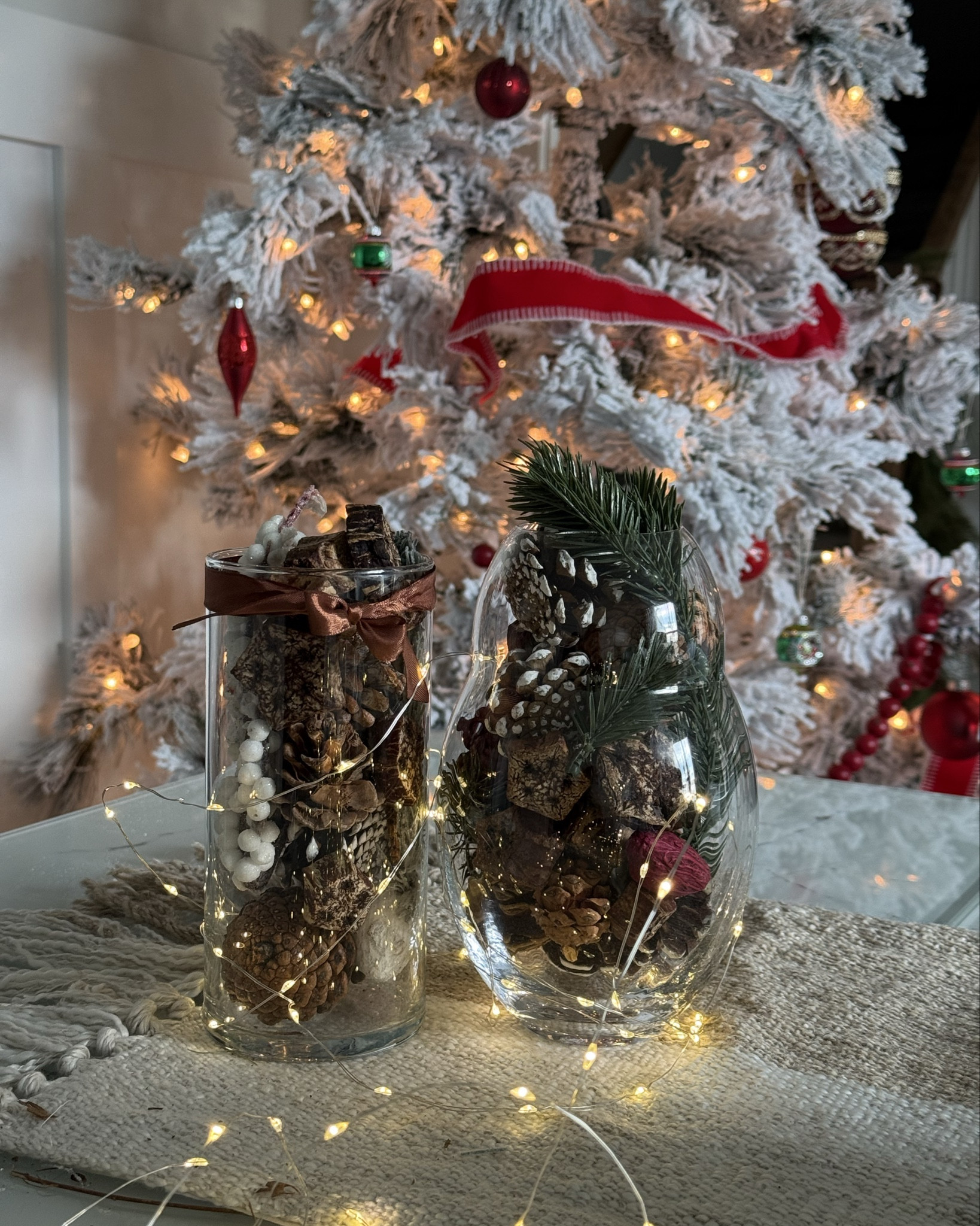 DIY rustic Christmas centerpiece 🎄🫶🏼✨

#LTKSeasonal #LTKHoliday