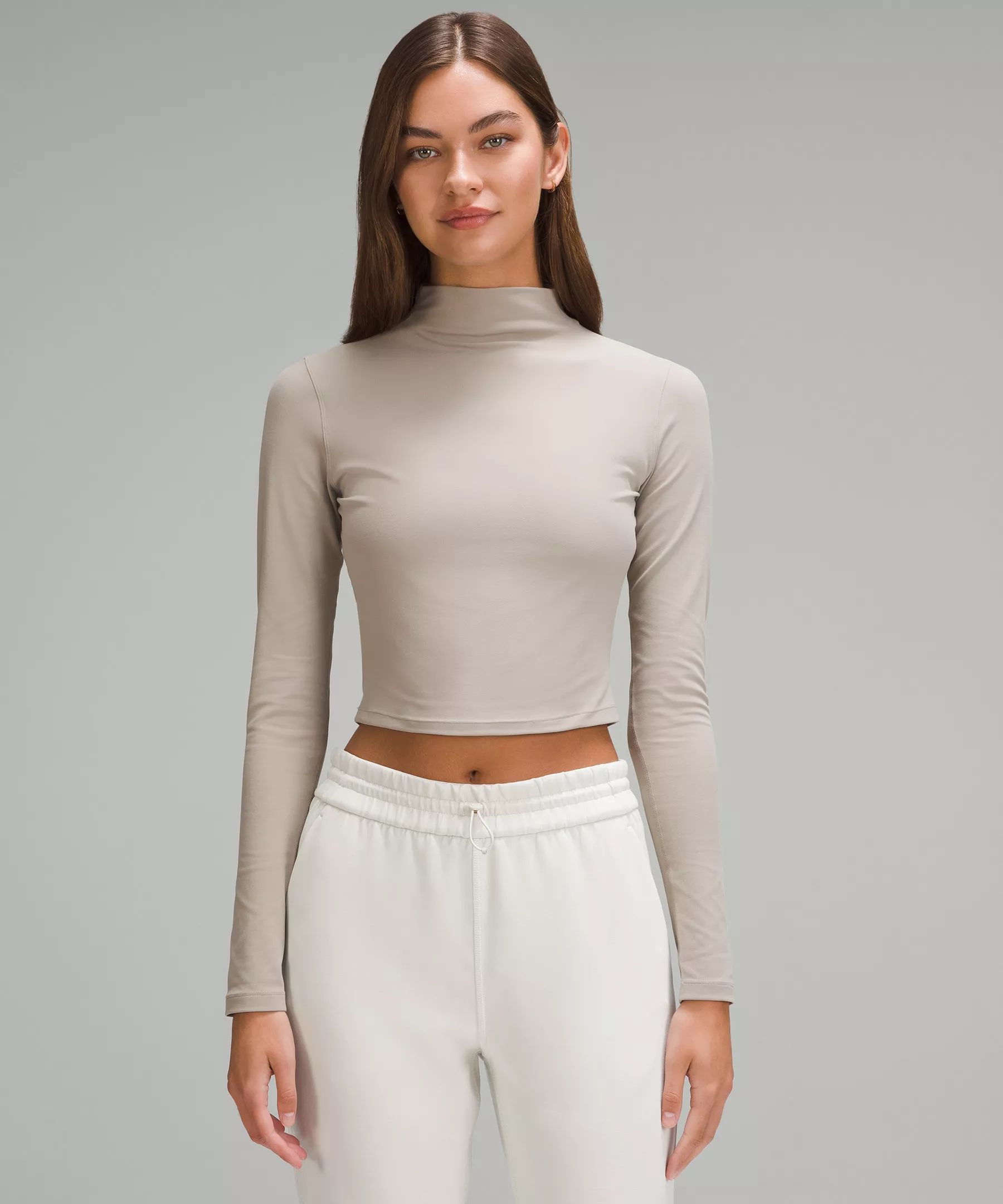 All Aligned Mockneck Long-Sleeve Shirt | Women's Long Sleeve Shirts | lululemon | Lululemon (US)