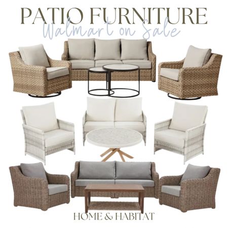 Outdoor furniture sets that I’m loving from Walmartt

#LTKsalealert #LTKSeasonal #LTKhome