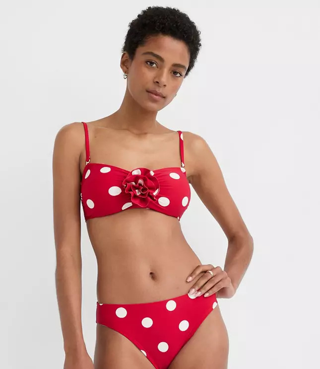 LOFT Beach Polka Dot Bikini Bottom | LOFT