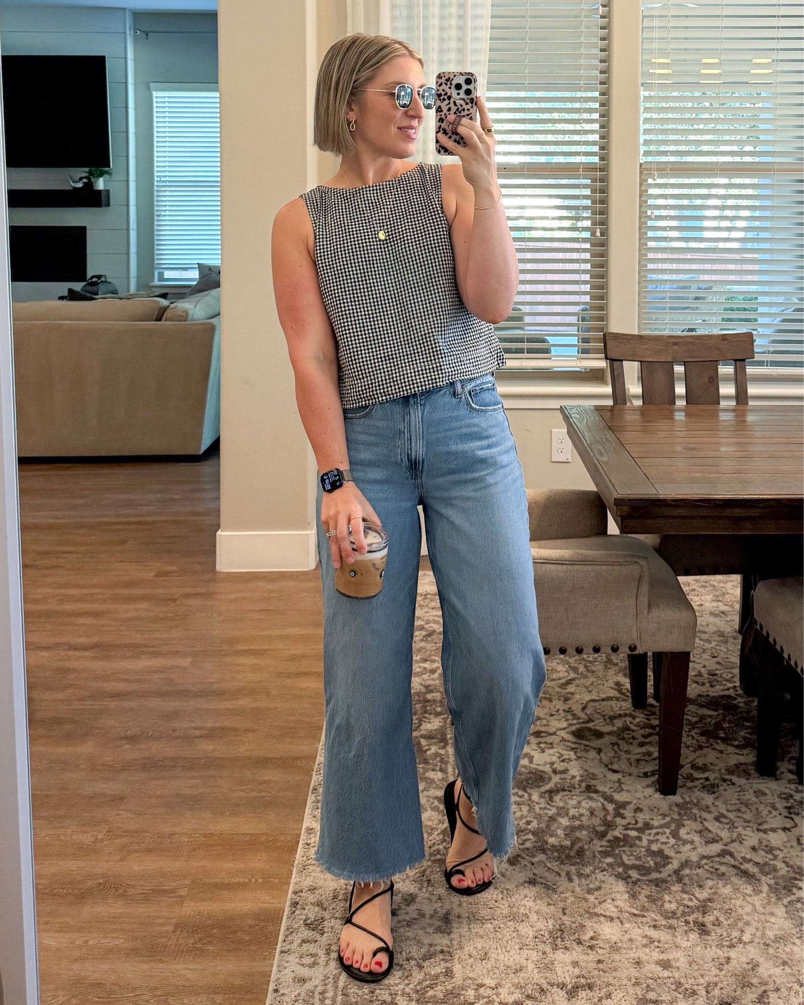 Gingham linen tank with favorite jeans!!!

#LTKdayinmylife #LTKmomlife