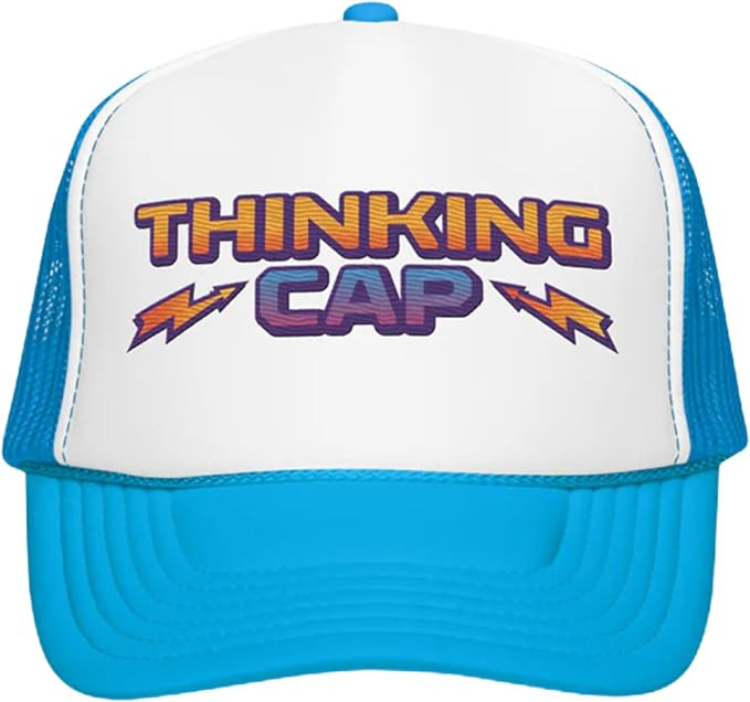 Stranger Things Dustin’s Thinking Cap Trucker Hat – Officially Licensed Adjustable Mesh Baseb... | Amazon (US)