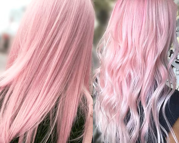 Pink Hair Extensions Rose Hair Clips Hair Streaks Mermaid | Etsy | Etsy (US)