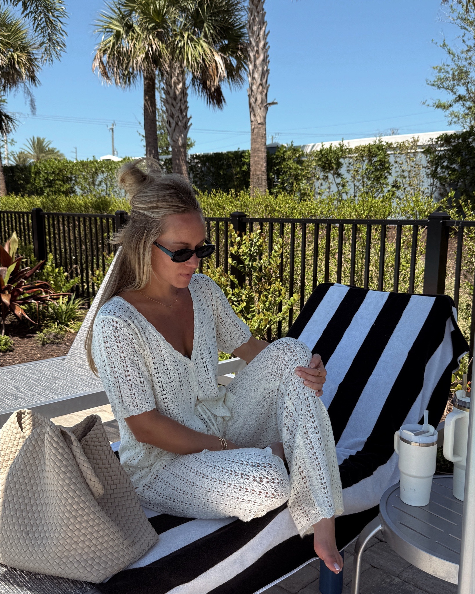 Amazon swim coverup - wearing size small. Also these are the best beach towels! 