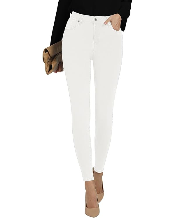 GRAPENT Skinny Jeans for Women High Waist Stretchy Classic High Rise Slimming Jeggings Denim Trou... | Amazon (US)