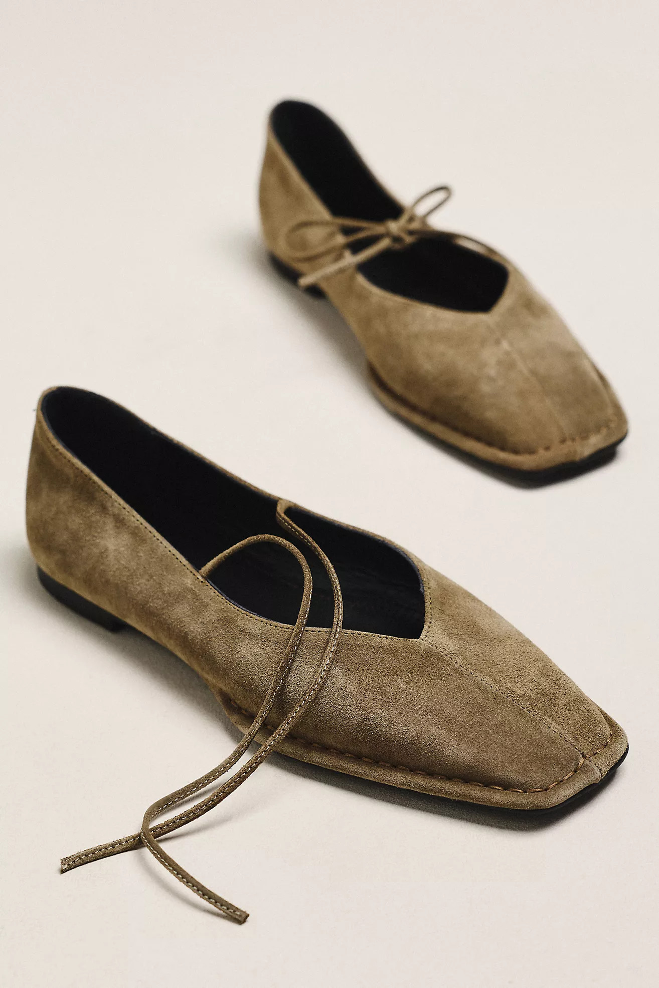 ALOHAS Sway Suede Ballet Flats | Anthropologie (US)