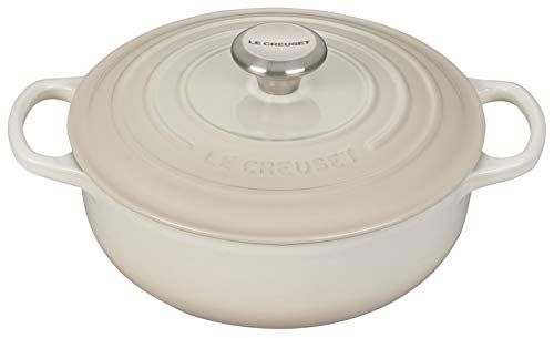 Le Creuset Enameled Cast Iron Signature Sauteuse Oven, 3.5 qt., Meringue | Amazon (US)