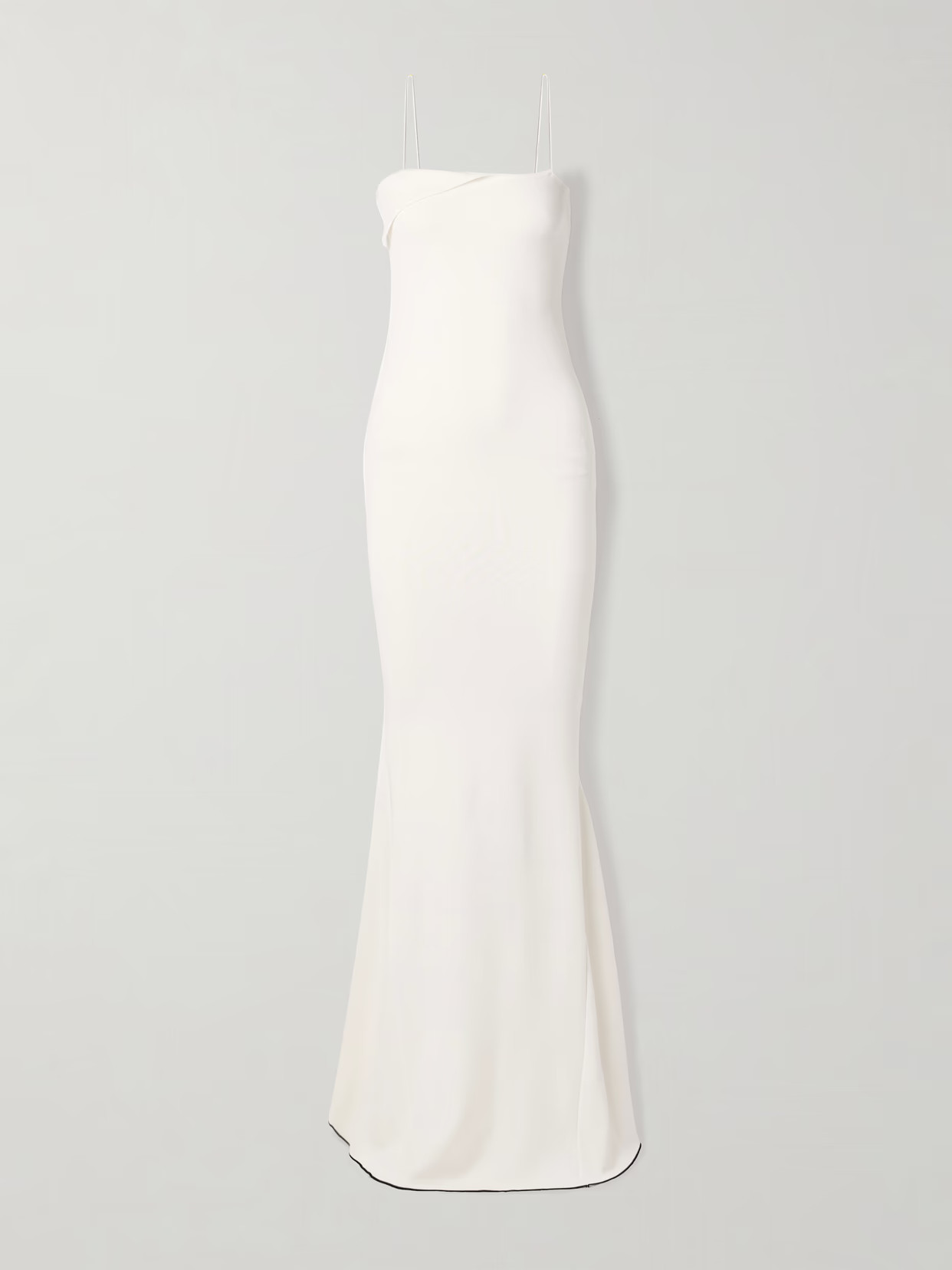 Jacquemus - Aro Draped Jersey Maxi Dress - White | NET-A-PORTER (UK & EU)