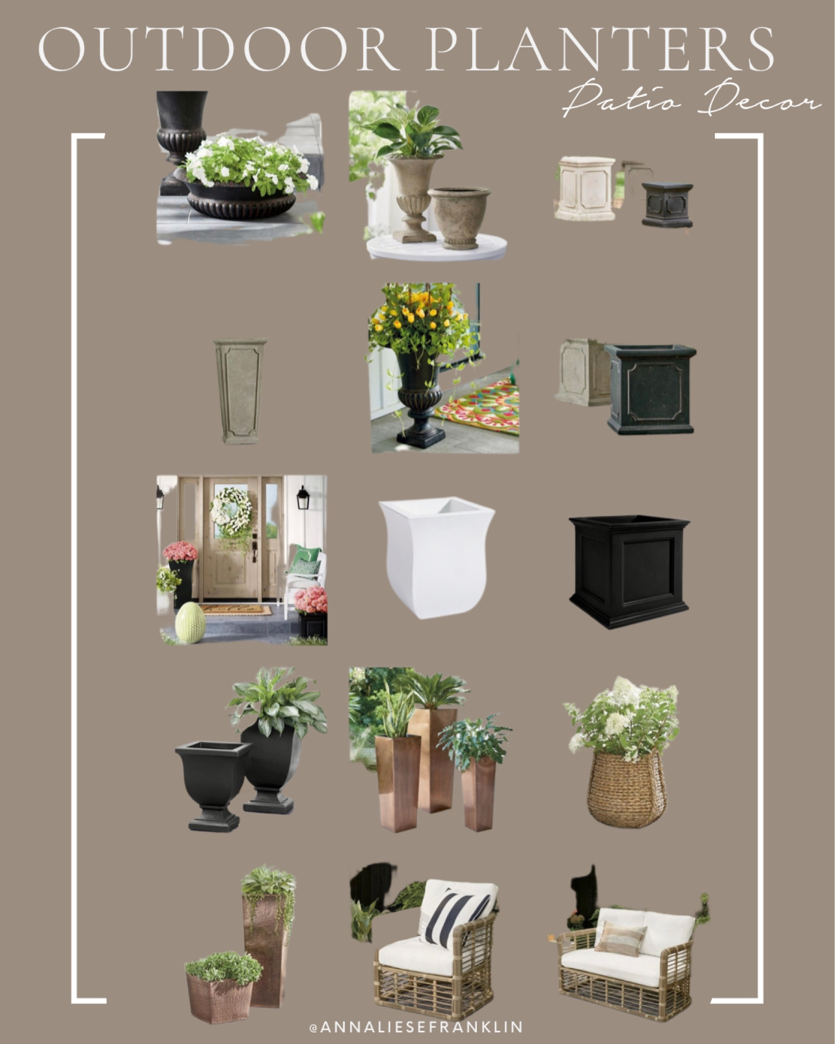 Planters | patio decor | outdoor planters | backyard makeover 

#LTKSeasonal #LTKhome