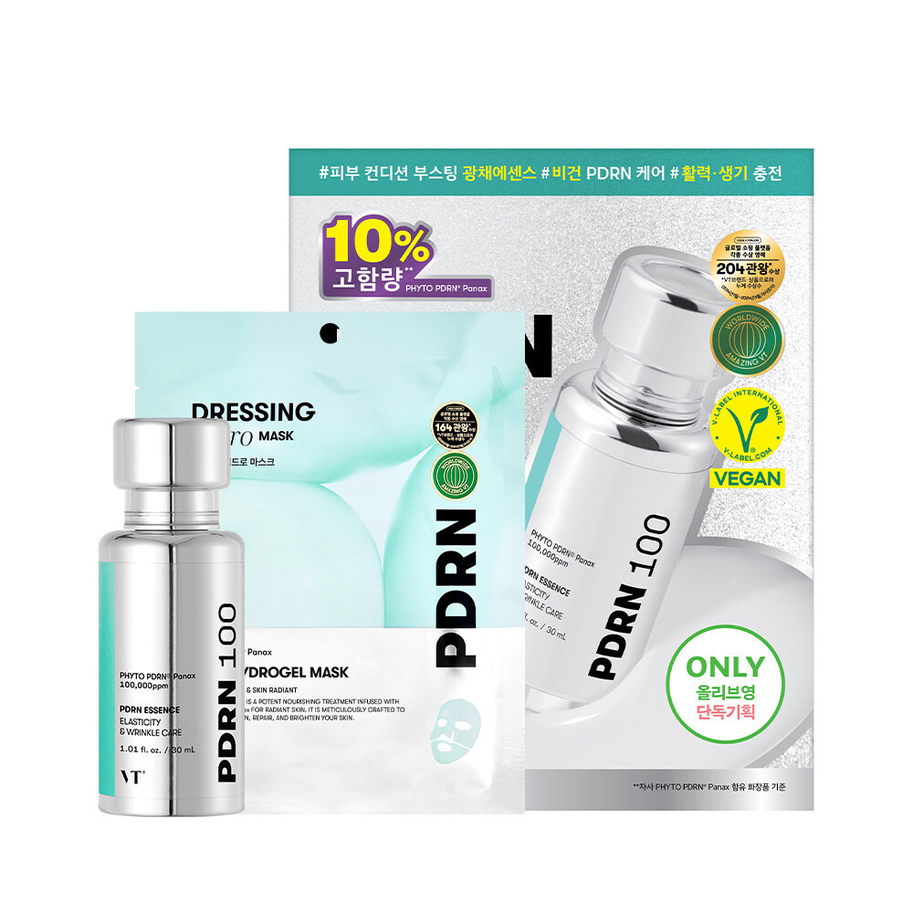 VT PDRN Essence 100 30mL Special Set (+Mask 1P) | Olive Young Global
