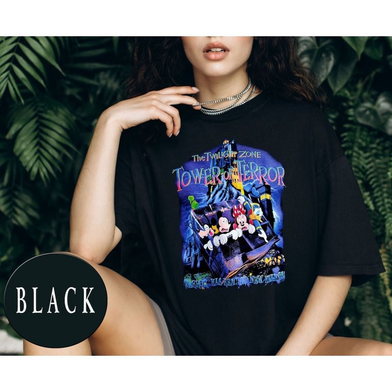 Comfort Colors® Retro Mickey And Friends Tower Of Terror Shirt, Mickey And Friends Shirt, Disney... | Walmart (US)