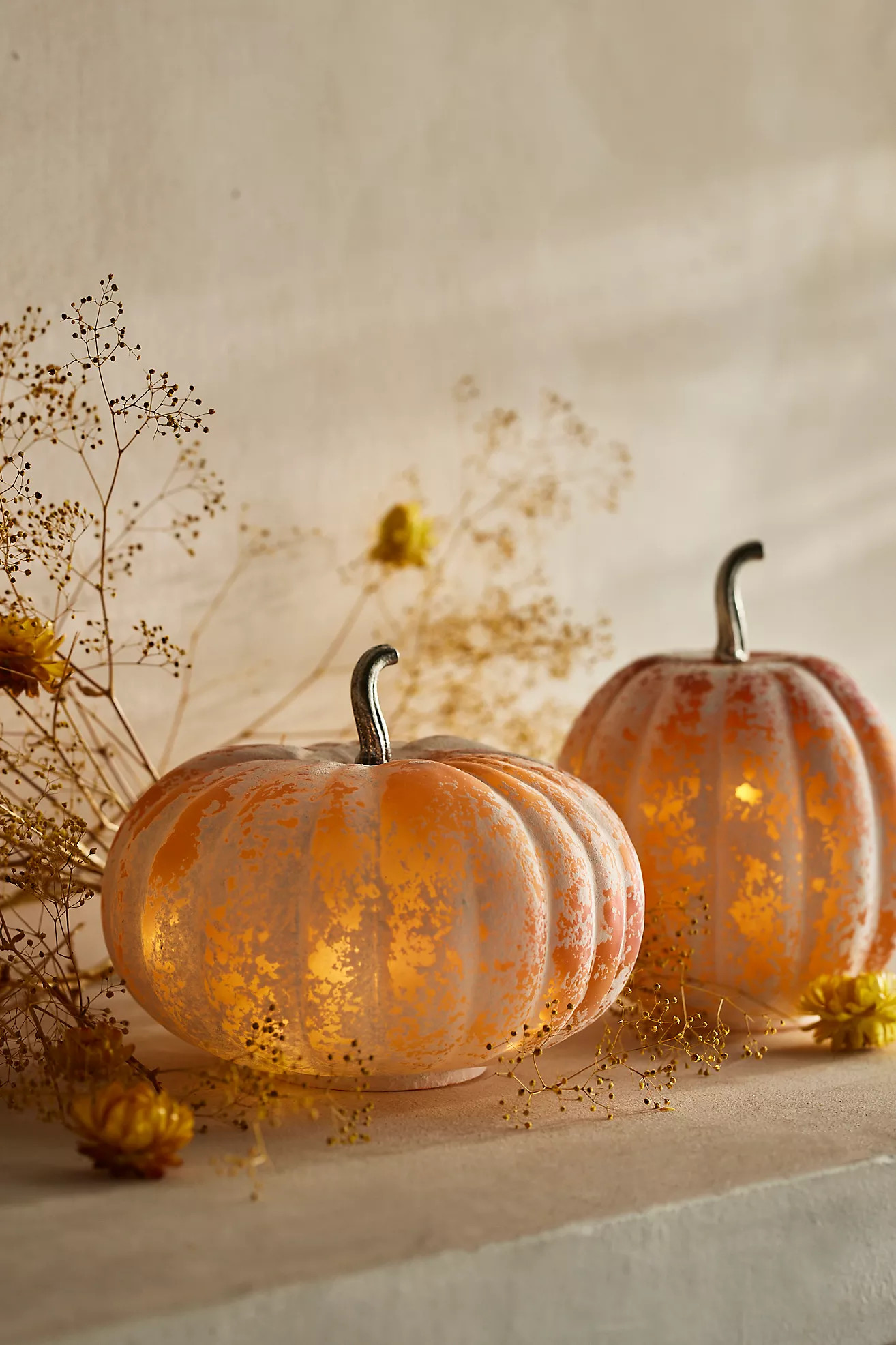 Glass Pumpkin, Frosted Orange | Anthropologie (US)