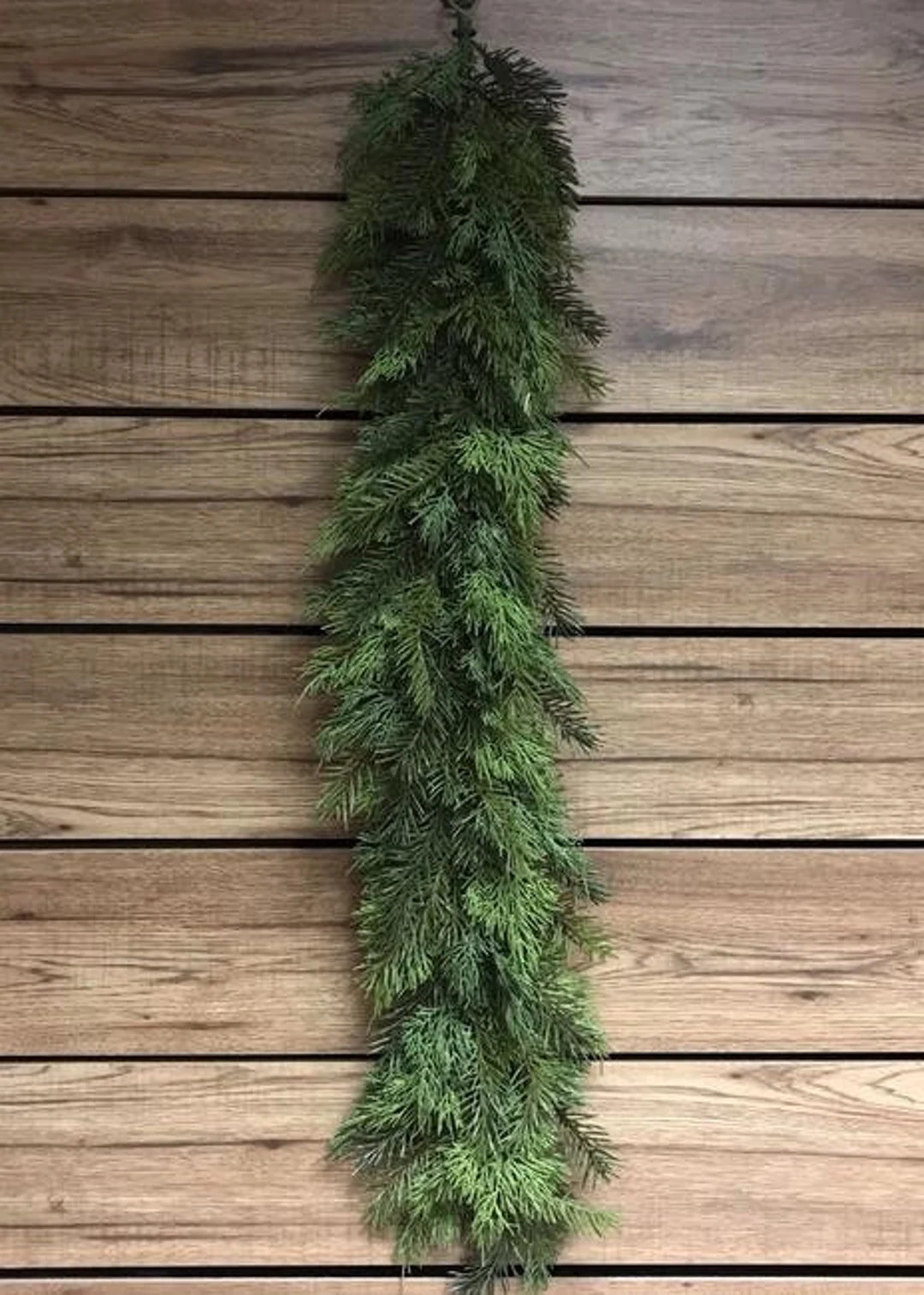 3 feet/36" Real Touch Cedar and Hemlock Garland/ Faux Garlands/Vines/Greenery/Wedding Centerpiece... | Etsy (US)