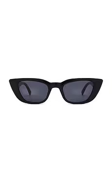 Le Specs Dream Lover Sunglasses in Black & Smoke Mono from Revolve.com | Revolve Clothing (Global)
