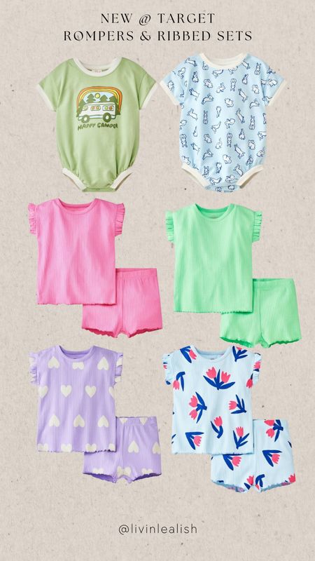 New baby & toddler rompers & ribbed sets at Target! #target 

#LTKfamily #LTKkids #LTKbaby