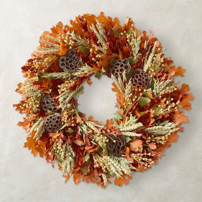 Autumn Harvest Wreath, 22" | Williams-Sonoma