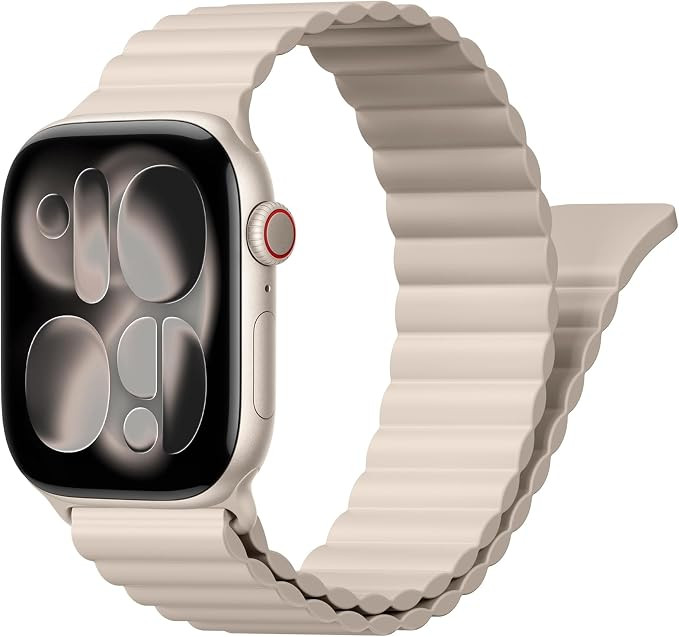 Magnetic Sport Bands for Apple Watch Band 40mm 38mm 41mm 42mm 44mm 45mm 46mm iWatch bands for Wom... | Amazon (US)
