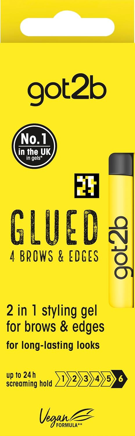 got2b Glued 4 brows & Edges Clear gel 2 in 1 16 ml, Screaming Hold Brow gel, Eyebrow Gel for Long... | Amazon (UK)