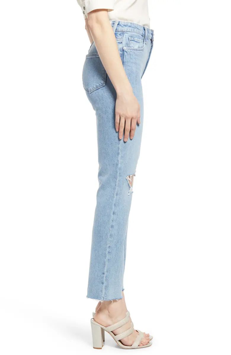 Stella Ripped High Waist Straight Leg Jeans | Nordstrom
