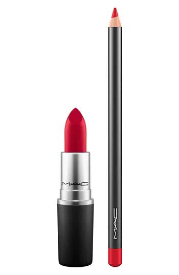 MAC Lipstick & Lip Pencil Duo - Ruby Woo / Ruby Woo | Nordstrom
