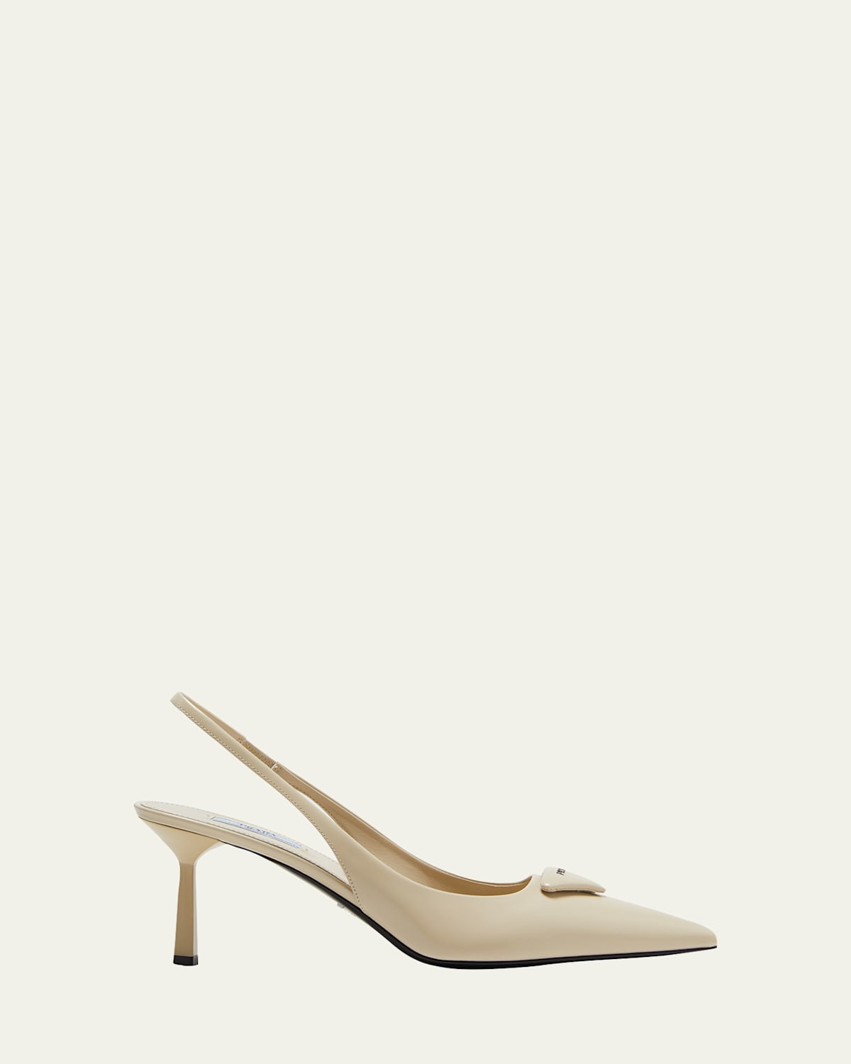 Leather Padded Logo Slingback Pumps | Bergdorf Goodman