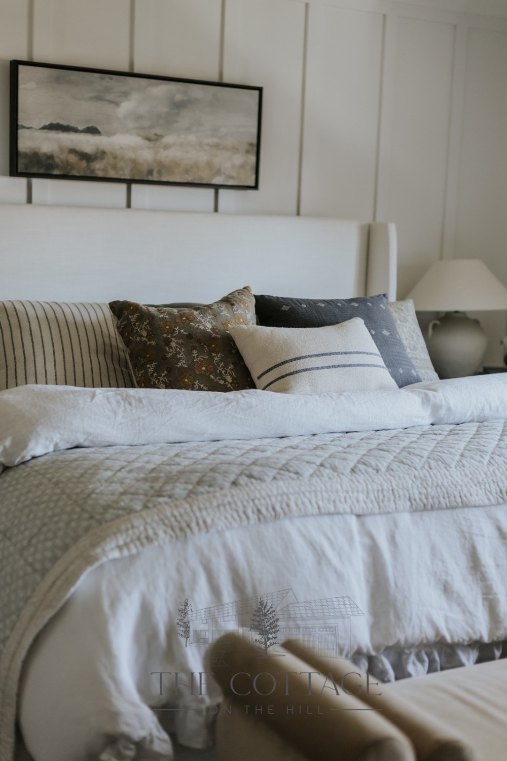 For a more live in look, I like to layer in my cottage bedding. 

#LTKHome