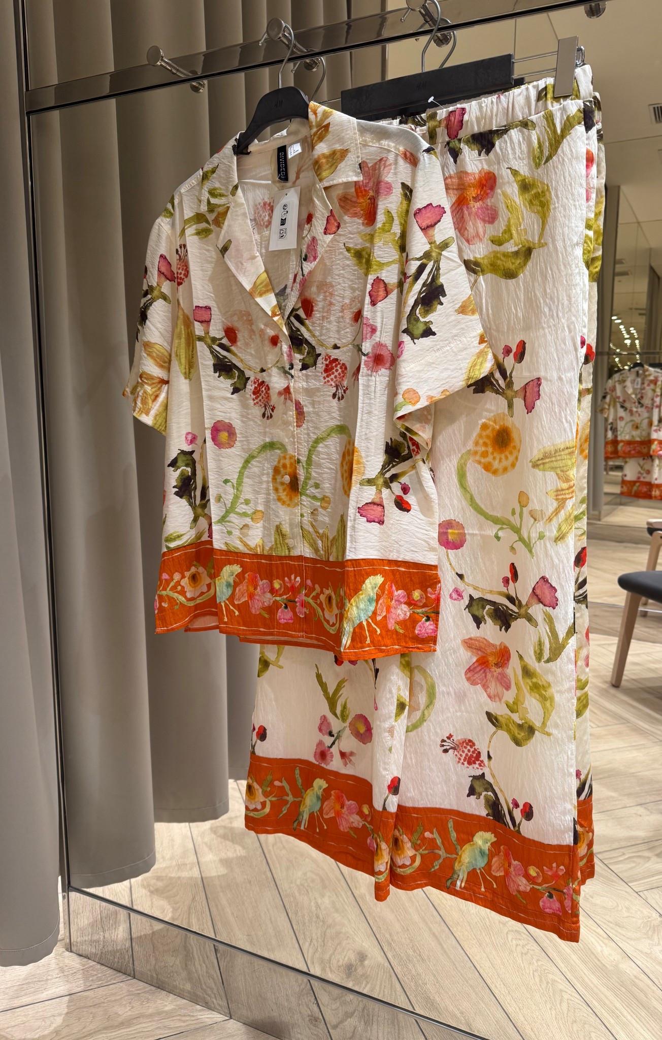 Resort Set🌺
Tags: new in H&M trousers shirt floral print Italy Paris Barcelona city break fashion spring summer inspo outfit ideas linen style over bikini orange yellow pink statement coord holiday vacation bargain

#LTKstyletip #LTKsummer #LTKspring