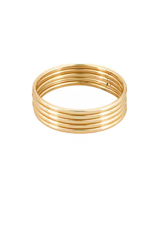BaubleBar Brenna Bangle Set in Gold from Revolve.com | Revolve Clothing (Global)