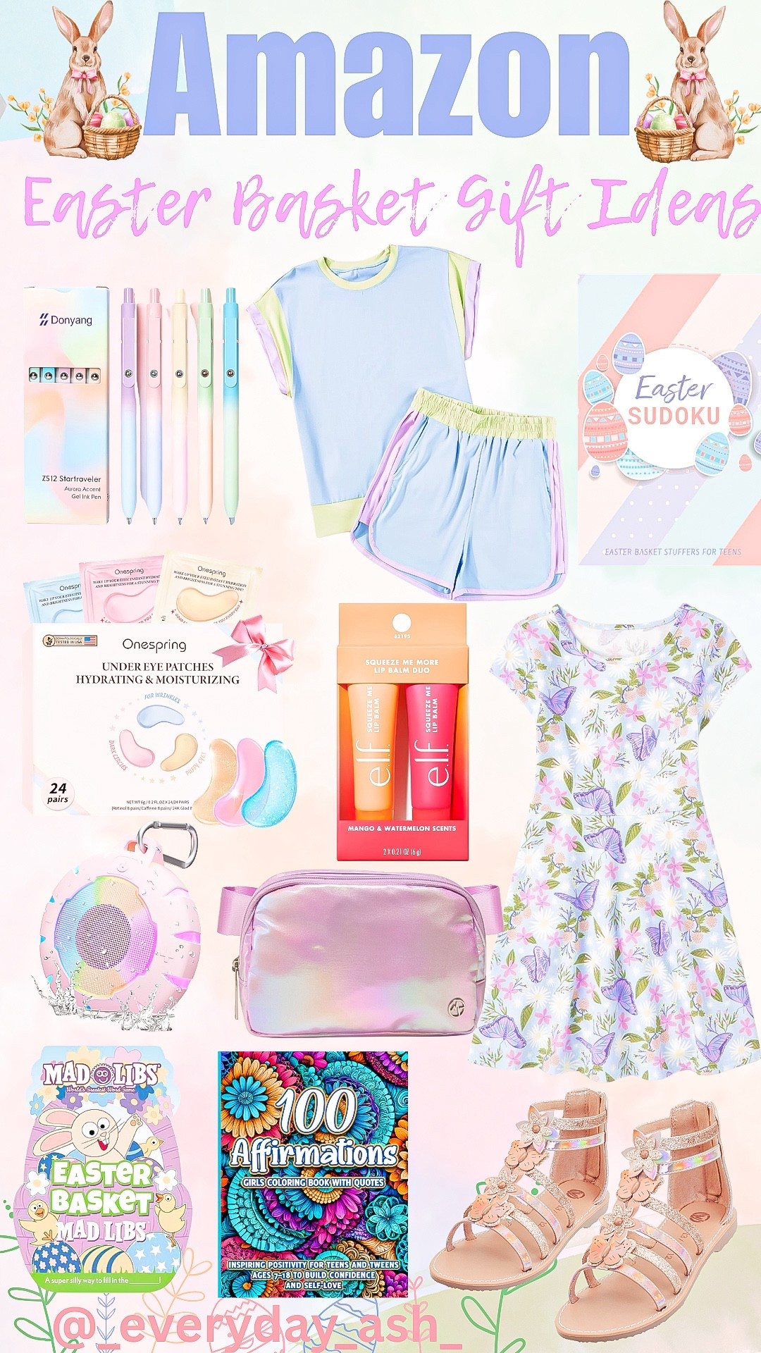 Amazon / tween girl Easter basket 🌷💚

Easter gift ideas, gifts for girls , girls fashion, Amazon outfit, Amazon gifts 

#LTKBeauty #LTKootd #LTKKids