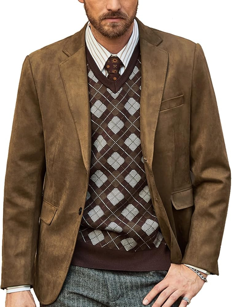 PJ PAUL JONES Blazer Jacket Suit Jacket Casual Sport Blazer Coat | Amazon (US)