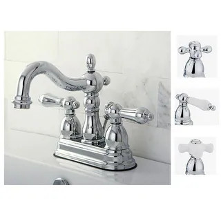 Heritage Chrome 4-inch Center Bathroom Faucet | Bed Bath & Beyond