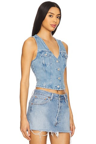 Bella Denim Corset in I Will | Revolve Clothing (Global)