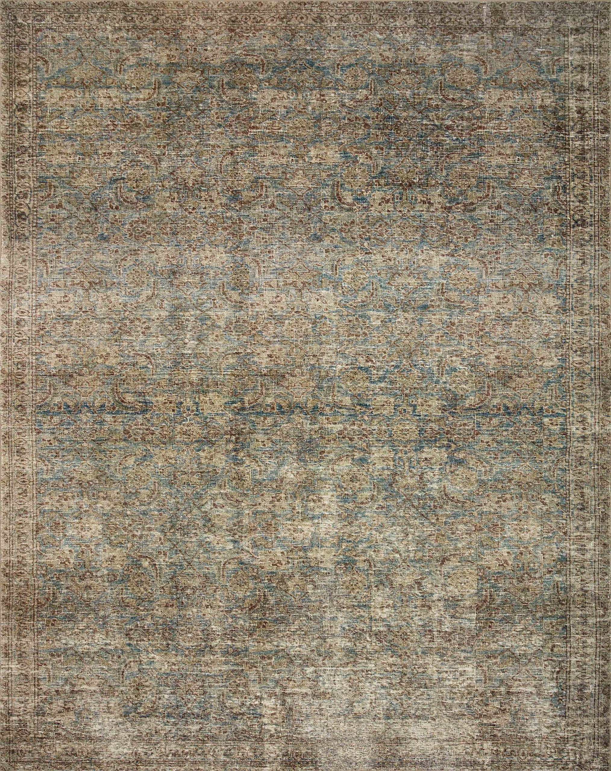 Loloi Amber Lewis Morgan 7'-3" x 9'-3" Area Rug in Sea/Sage - Large Area Rug, Neutral Area Rug fo... | Amazon (US)