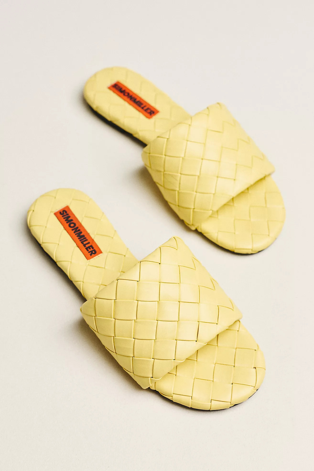 SIMONMILLER Salerno Woven Slides | Anthropologie (US)