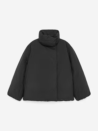 Upcycled Down High-Collar Jacket | Arket UK