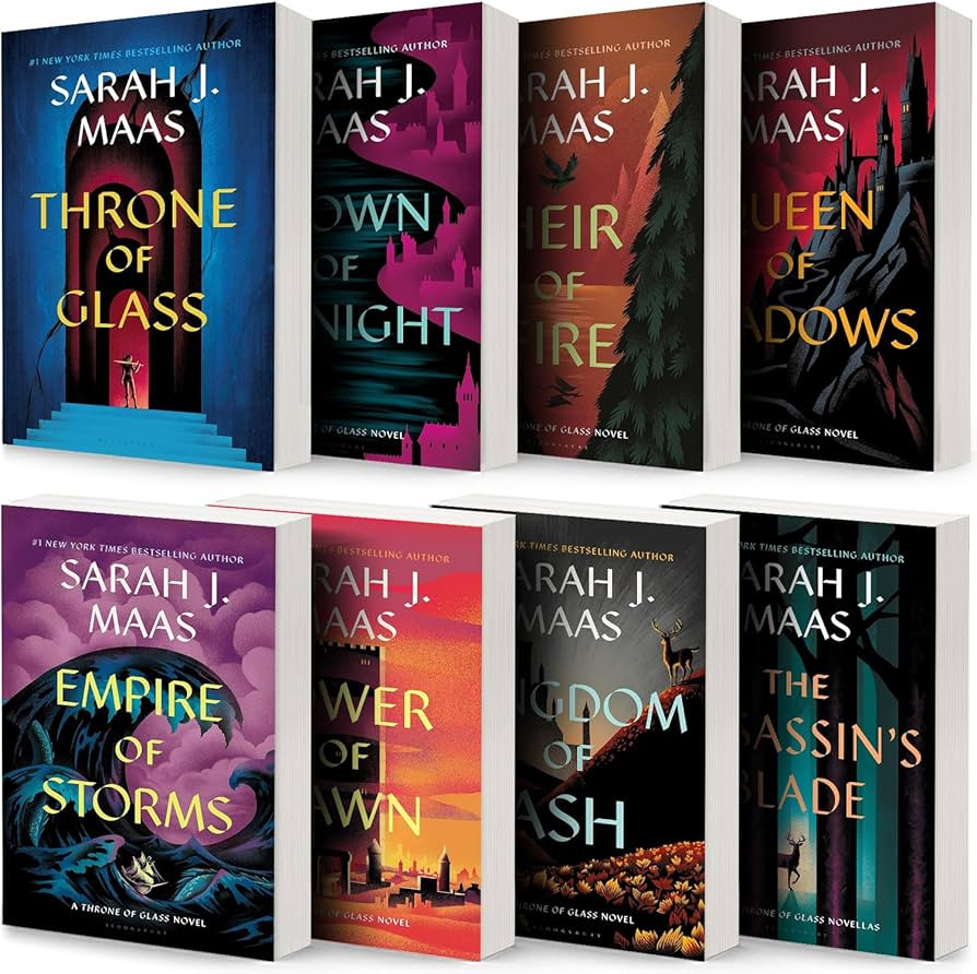 Throne Of Glass Series Collection 8-Book Set by Sarah J. Maas | Amazon (US)