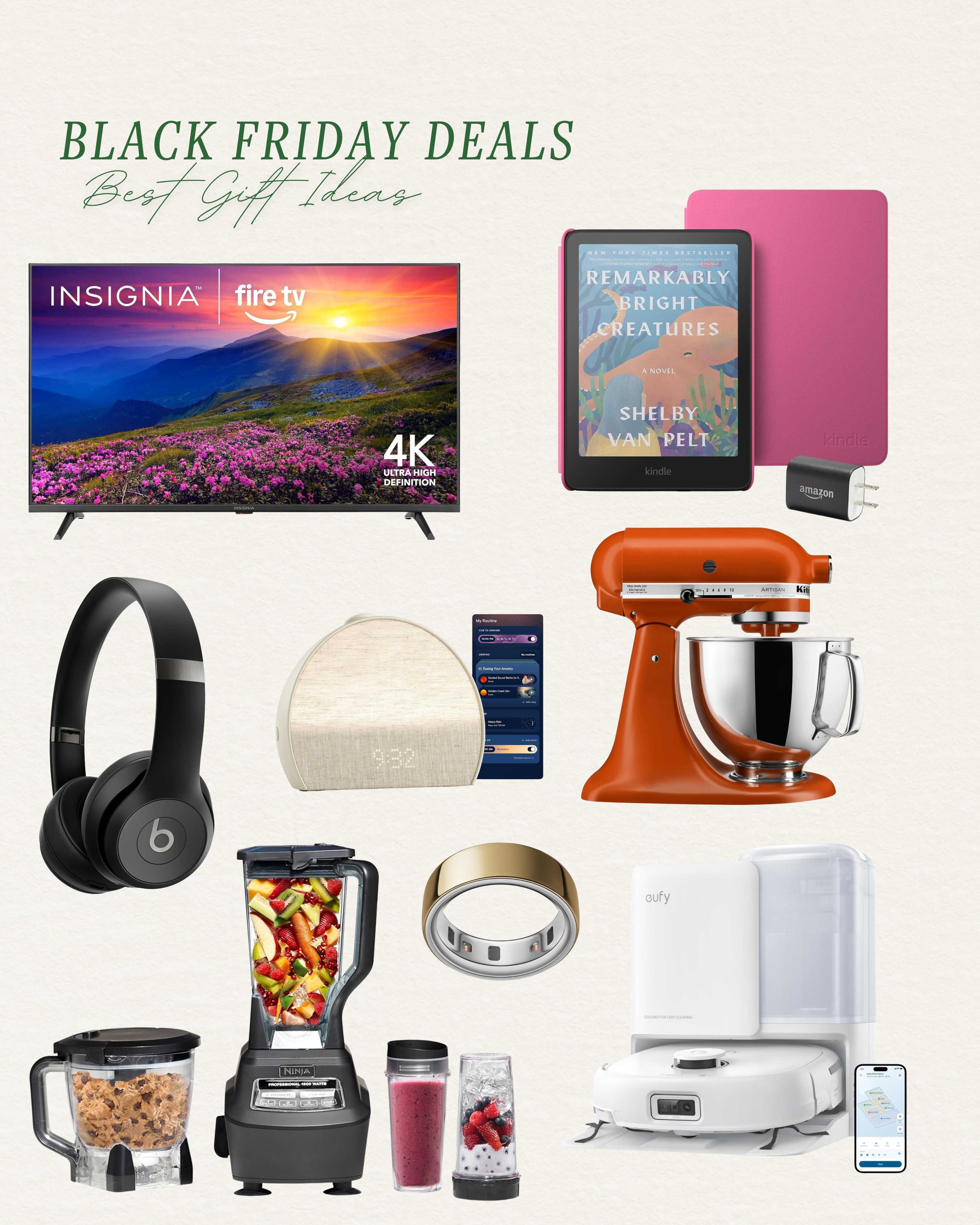 Black Friday tech deals you don’t want to miss ⚡️ Rounded up the best electronics, smart home picks, kitchen gadgets, headphones, readers, and everyday essentials — all perfect for gifting this season. From TVs to tablets, mixers to blenders, vacuums to security cams… everything is on sale!

Tech gift guide 2025. Electronics deals. Smart home. Kitchen gadgets. Black Friday. Cyber Monday. Gifts for him. Gifts for teens. Gifts for parents. Gift guide under $50 / $100 / $200. Best tech gifts. Home gadgets. Amazon finds. Target finds. Bose. Beats. Ninja blender. Air purifiers. Laptops. Smart vacuums. Holiday kitchen. Everyday tech.

Black Friday + Cyber Monday deals keep dropping — shop the best ones before they sell out.

#LTKSaleAlert #LTKTech #LTKHoliday #LTKGiftGuide #BlackFridayDeals #CyberMondaySale #ElectronicsDeals #TechGifts #GiftGuide2025 #AmazonTech #HomeGadgets 

 #LTKCyberWeek #LTKGiftGuide #LTKHoliday